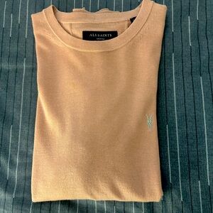 All Saints medium salmon pink sweater
